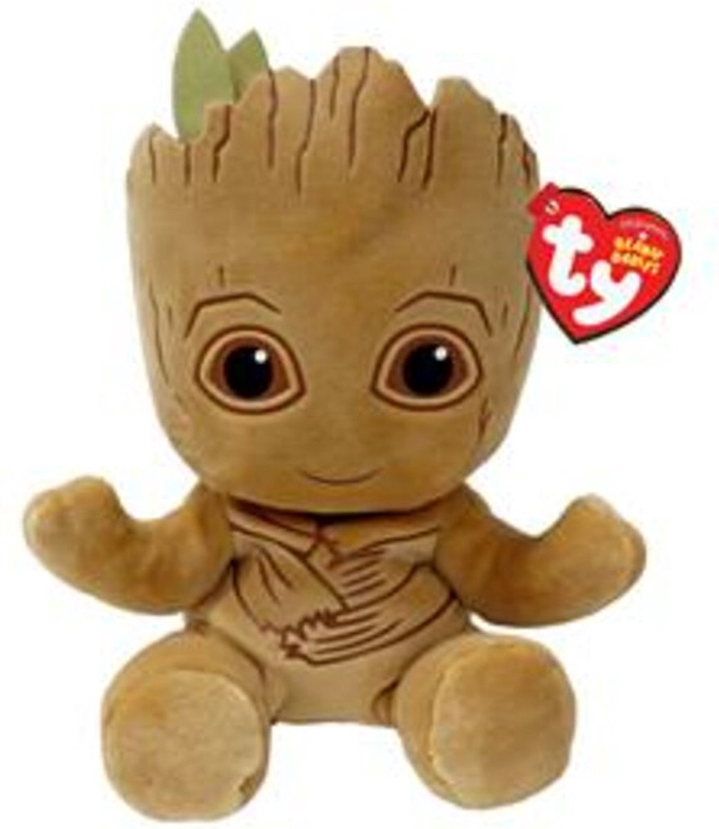 Ty Beanie Babies Marvel Groot Soft, 15cm