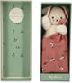 Kaloo - carre douceur - doudou - chien - rouge brique