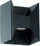 Applique d'extérieur Eglo morino - LED - 18 cm - anthracite