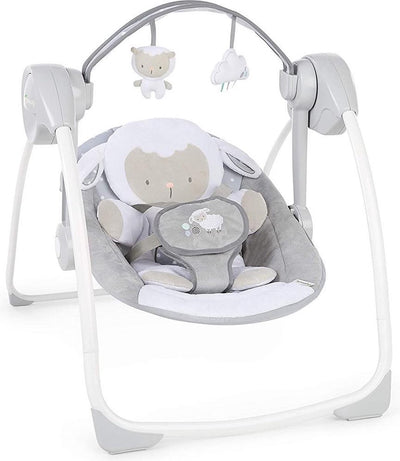 Balançoire bébé pliable Ingenuity câlin agneau - - à partir de 0 mois