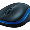 Logitech Logitech M185 Blue de souris optique sans fil [RF 2,4 GHz, 1000 dpi, 3 boutons, AA, 10m]