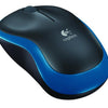 Logitech Logitech M185 Blue de souris optique sans fil [RF 2,4 GHz, 1000 dpi, 3 boutons, AA, 10m]