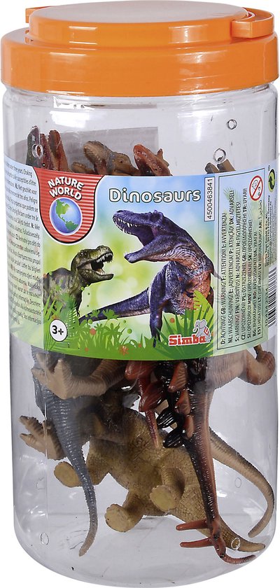 6 animaux dinosaurus en tonne