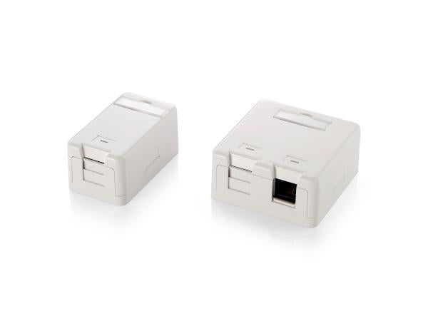 Équipez l'équipement 125121 Boîte clé montée sur la surface pour 1 clé de clé, blanc