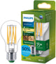 Philips LED Lampe LED ultra-efficace Philips - 60W - culot E27 - lumière blanc chaud : 2700k - verre dépoli - lampe boule P45 - longue durée de vie