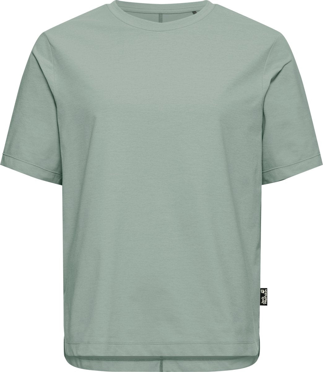 Jack wolfskin travel t w chemise d'extérieur femme-vert zinnia
