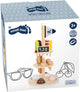 Petits glaces en bois avec support, 15dlg.