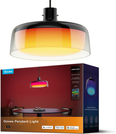 Lampe suspendue intelligente Govee Matter rgbicww - 3 zones lumineuses