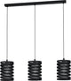 Lampe à suspension Eglo cremella - e27 - 94 cm - noire