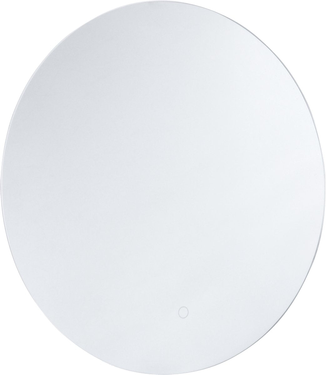 Miroir de salle de bain Differnz rond diamètre 60 cm avec éclairage LED et interrupteur tactile