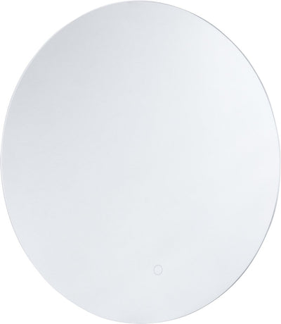 Miroir de salle de bain Differnz rond diamètre 60 cm avec éclairage LED et interrupteur tactile