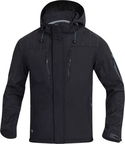 Ardon work outdoor gear ardon 4tech veste softshell | messieurs | noir | l | veste de travail hautement imperméable et respirante avec capuche amovible