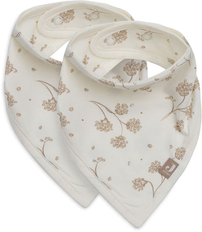 Jollein bavoirs bandana - 2 pièces - 25 cm - rêves feuillus