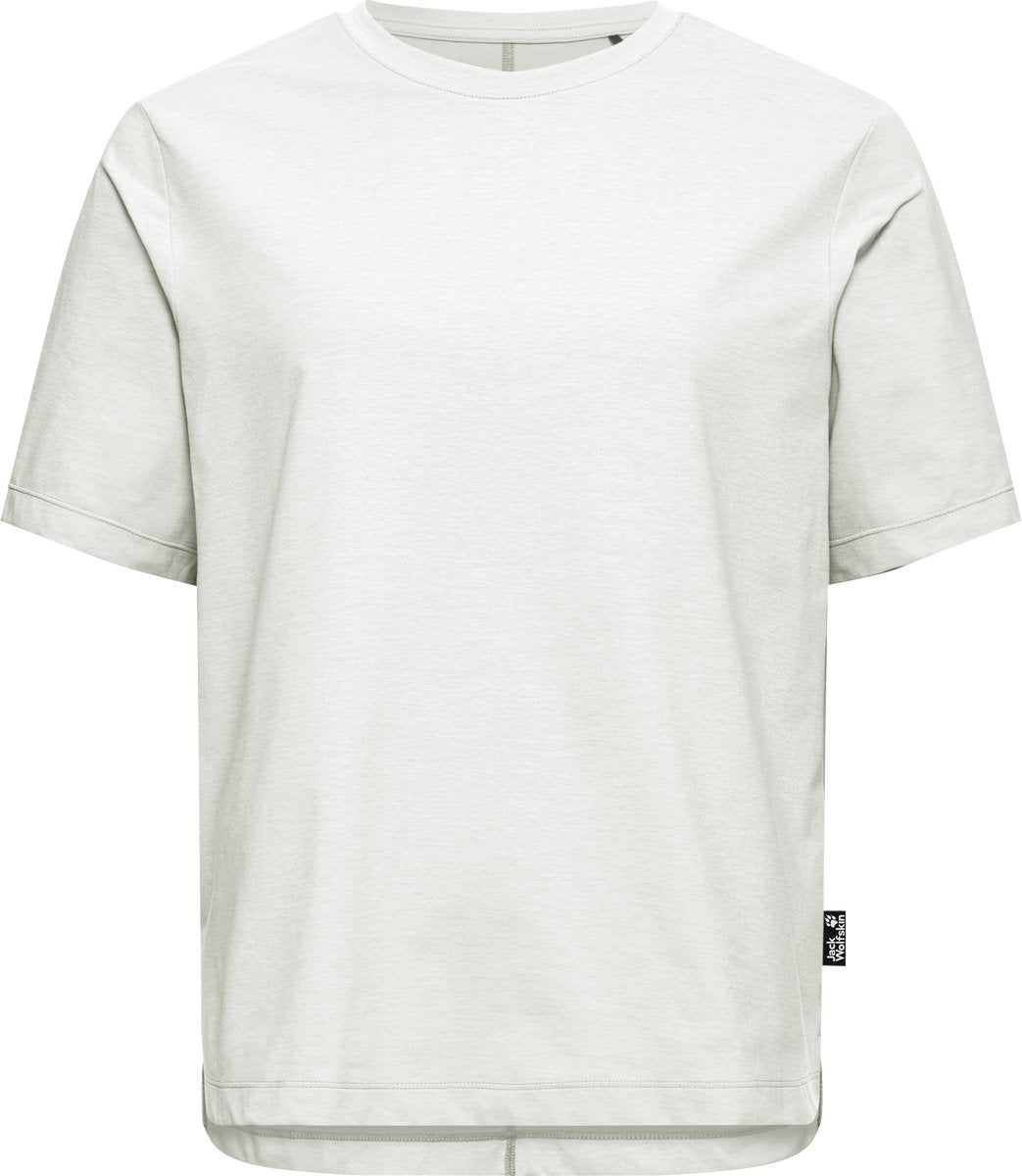 Jack wolfskin travel t w chemise d'extérieur pour femme - blanc stark