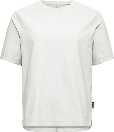 Jack wolfskin travel t w chemise d'extérieur pour femme - blanc stark