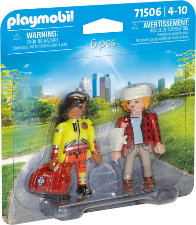 Playmobil paramédic avec patient 71506