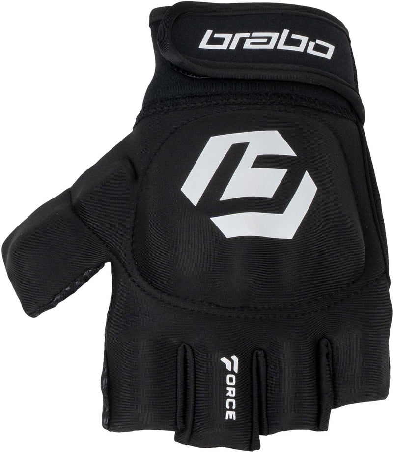 Brabo - force player Glove noir - gant de hockey hommes - noir, blanc