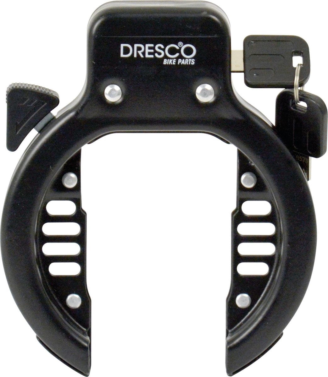 Dresco 2.0 1052258 - antivol de cadre noir | 2 pièces