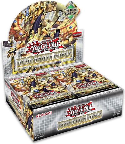 Yu-gi-oh ! tcg - affichage du pack de boosters de force dimensionnelle (24 boosters)