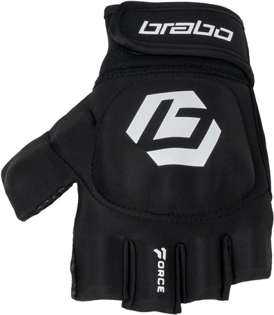 Brabo - force player Glove noir - gant de hockey hommes - noir, blanc