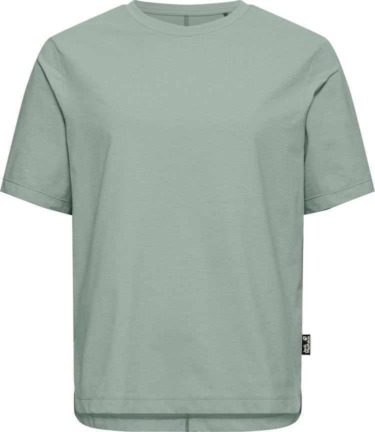 Jack wolfskin travel t-shirt dames - dames à manches courtes - vert zinnia