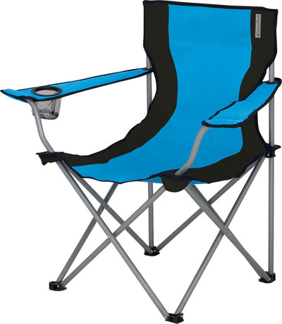 Chaise de camping Eurotrail Lausanne - noir azur