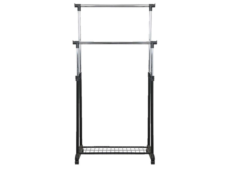 Aro houseware portant à vêtements double 83x43x80-150cm