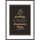Cadre de motivation paperflow aluminium noir