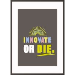 Cadre de motivation paperflow aluminium noir