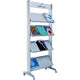 Porte-brochures en métal 12 x a4