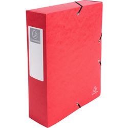 Boite archives exacompta 50835e a4+ rouge