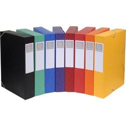 Boîte d'archives exacompta 19500h a4 assortiment de couleurs