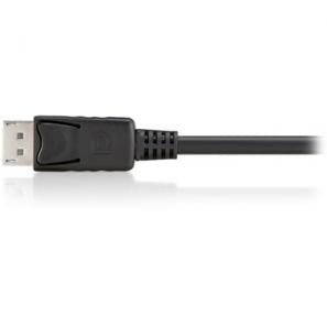 Équipement 119333 Câble DisplayPort W Latch, M M, 3M, noir