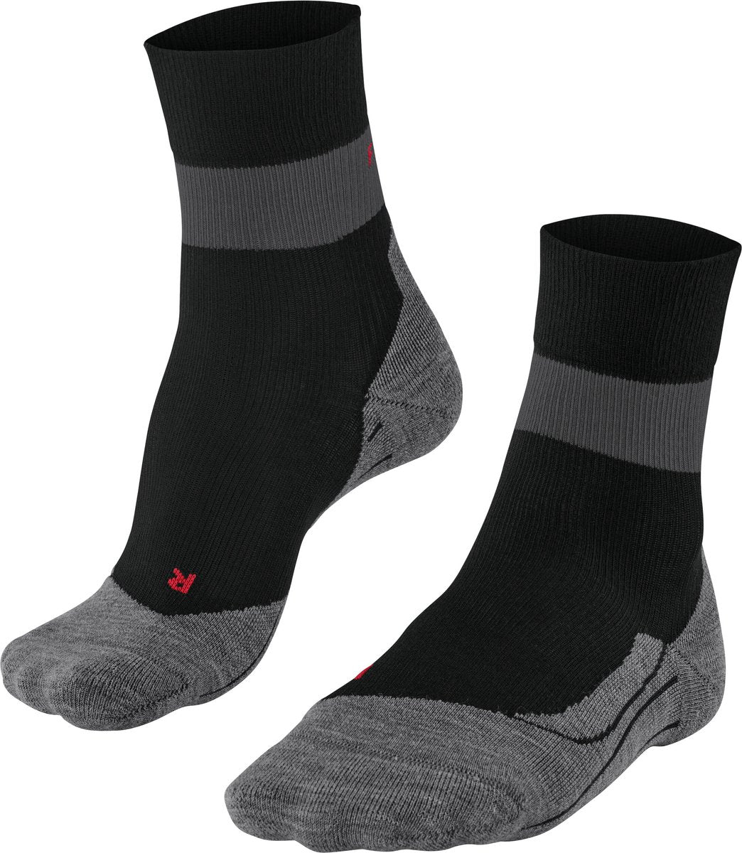 Falke ru stabilisant avec compression matériau fonctionnel lyocell chaussettes de course femme noir - taille 35-36