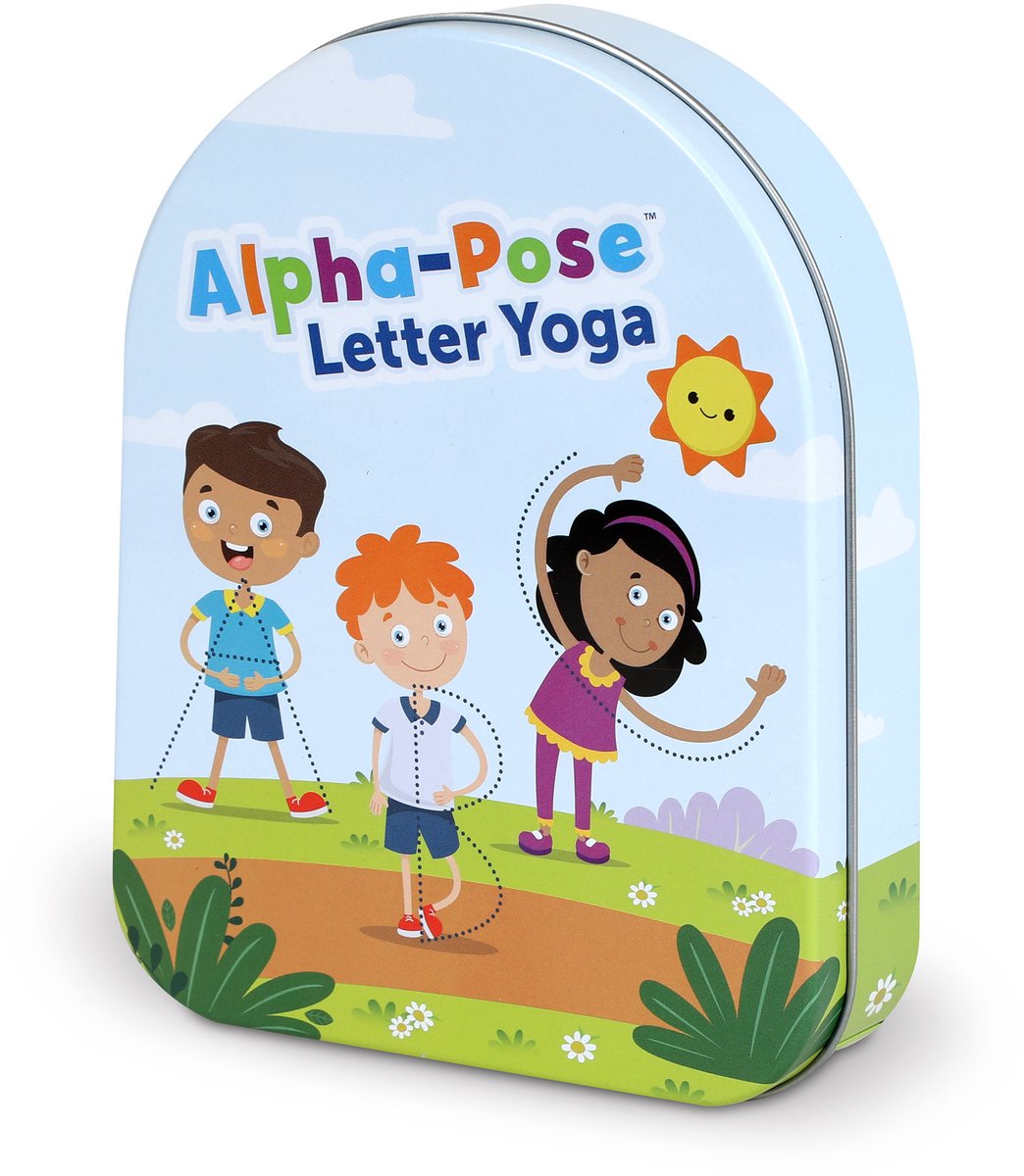 Ressources d'apprentissage lettres de pose alpha cartes de yoga alphabet(s)