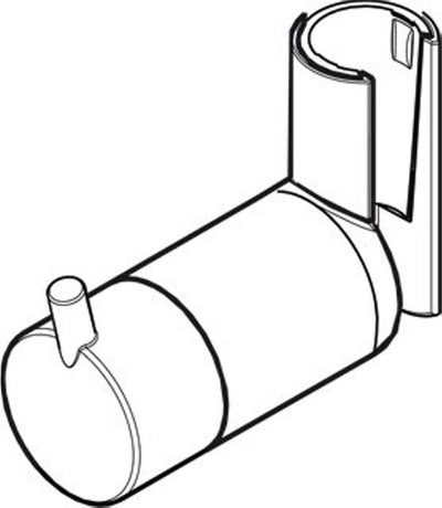 Hansgrohe 97651000 pièce coulissante pour barre coulissante puro unique chromée