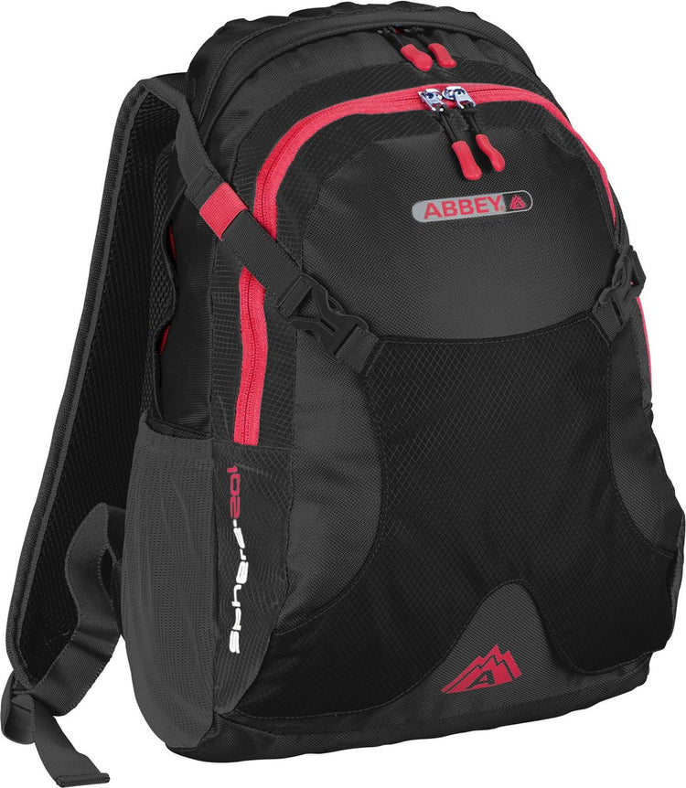 Abbey camp sac à dos outdoor abbey - sphère 20l - anthracite gris foncé rouge