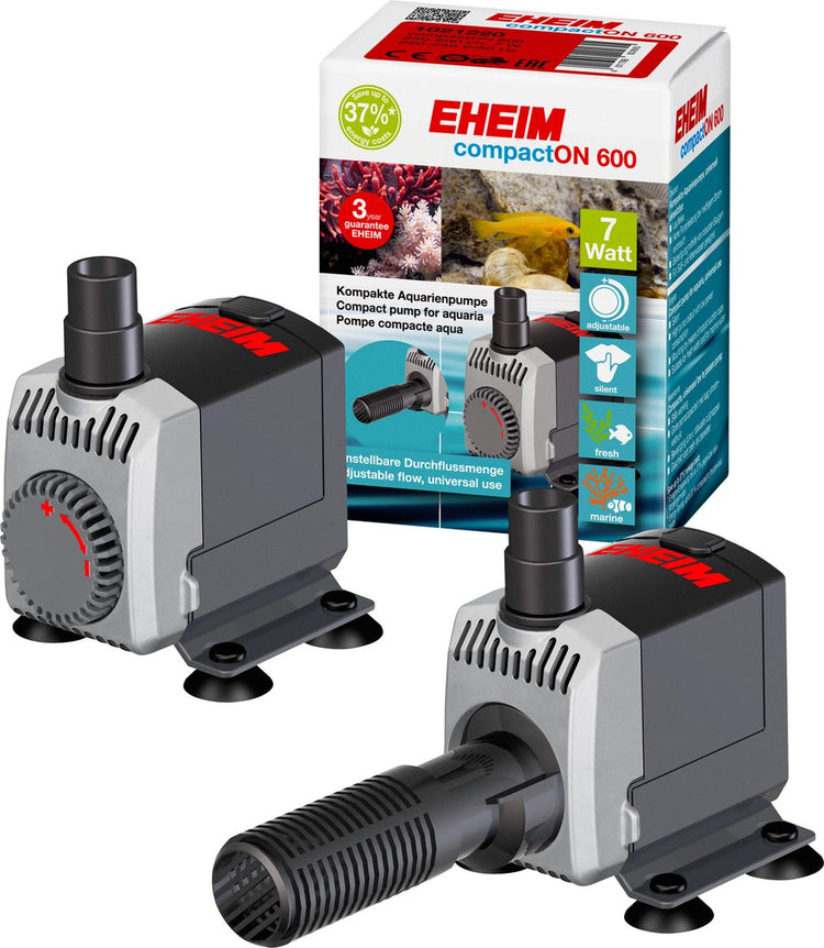 Pompe Eheim compacton 600 9,7x12x7,4 cm 250-600 l noir 250 l h