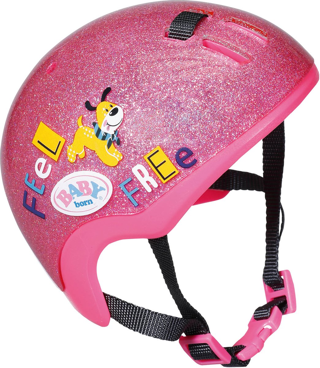 Casque de vélo Baby Born - rose - avec paillettes