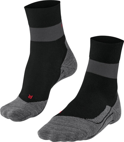 Falke ru stabilisant avec compression matériau fonctionnel lyocell chaussettes de course hommes noir - taille 44-45