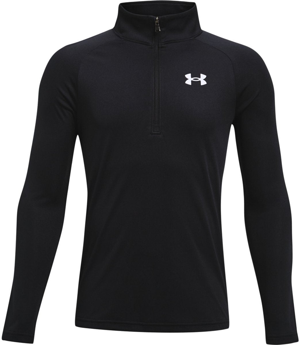 Under armour ua tech 2.0 1 - 2 zip maillot de sport unisexe - noir - blanc