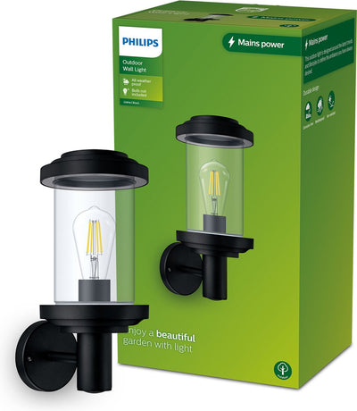 Philips LED Applique Philips Listra - noire - E27