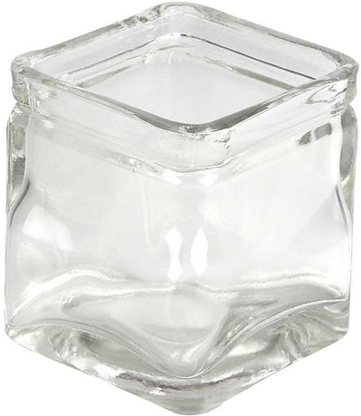 Verre carré Creativ company, h : 8 cm, dimensions 7,5x7,5 cm, 12 pièces 1 boîte