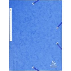 Chemises 3 rabats exacompta 17105h carton flammé