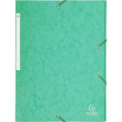 Chemises 3 rabats exacompta 17103h carton brillant