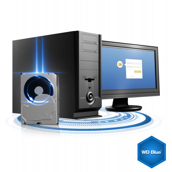 Western Digital Western Digital WD10EZEX Caviar Blue HDD, 1TB, 3,5, SATA3, 64 Mo, 7200 tr / min, 150 MIBS, 6,8W