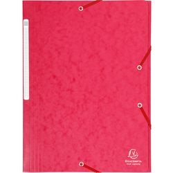 Chemises 3 rabats exacompta 17109h carton brillant