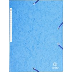 Chemises 3 rabats exacompta 17112h carton brillant