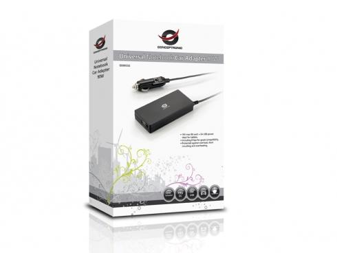 Concepttronic concepttronic CNB90CAR Universal Notebook Car Adaptateur, 90W