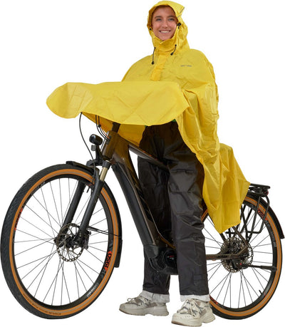 Poncho vélo outdoor Lowland 100% imperméable (10 000 mm) - respirant (8 000 g m²) sans PFA !